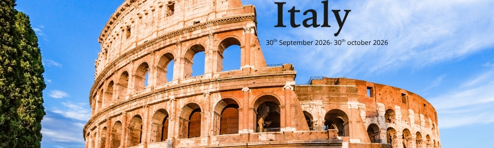Italy tour — 30 September–30 October 2026